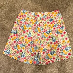 Talbots floral shorts‎ sz 6 stretch fabric